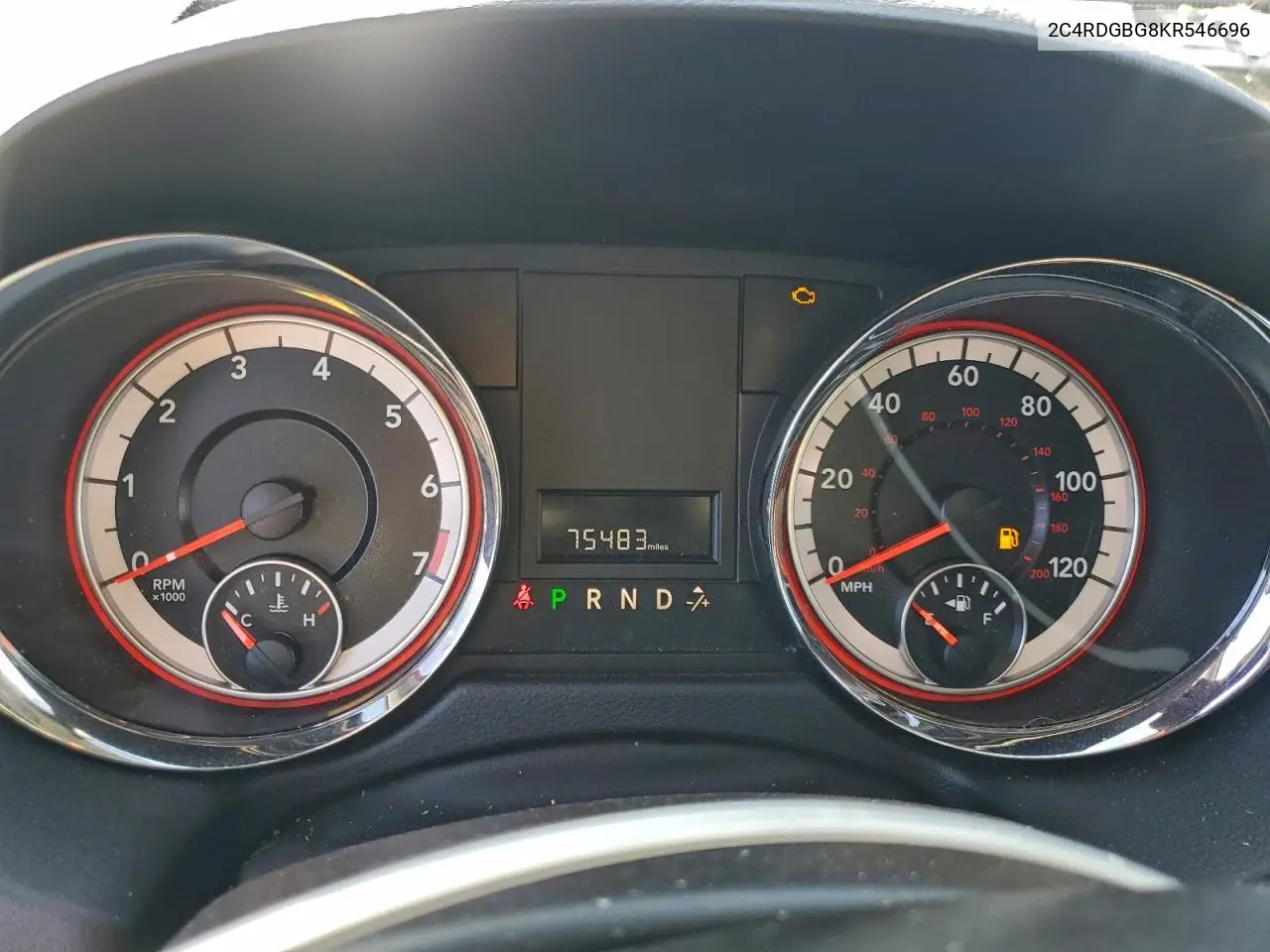 2C4RDGBG8KR546696 2019 Dodge Grand Caravan Se