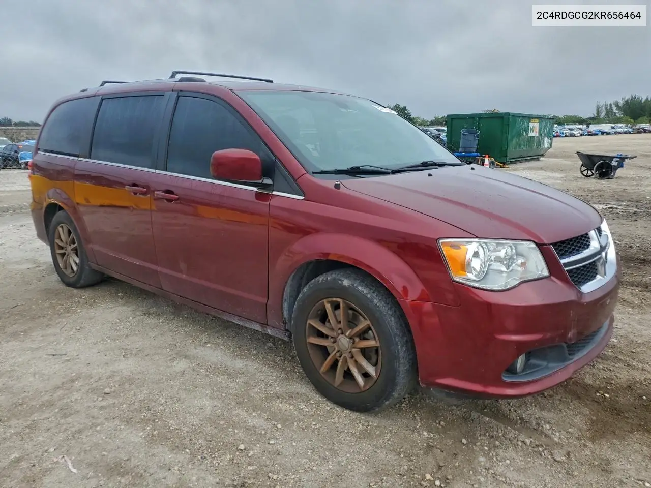 2C4RDGCG2KR656464 2019 Dodge Grand Caravan Sxt