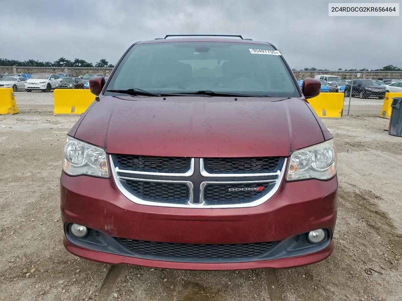 2C4RDGCG2KR656464 2019 Dodge Grand Caravan Sxt