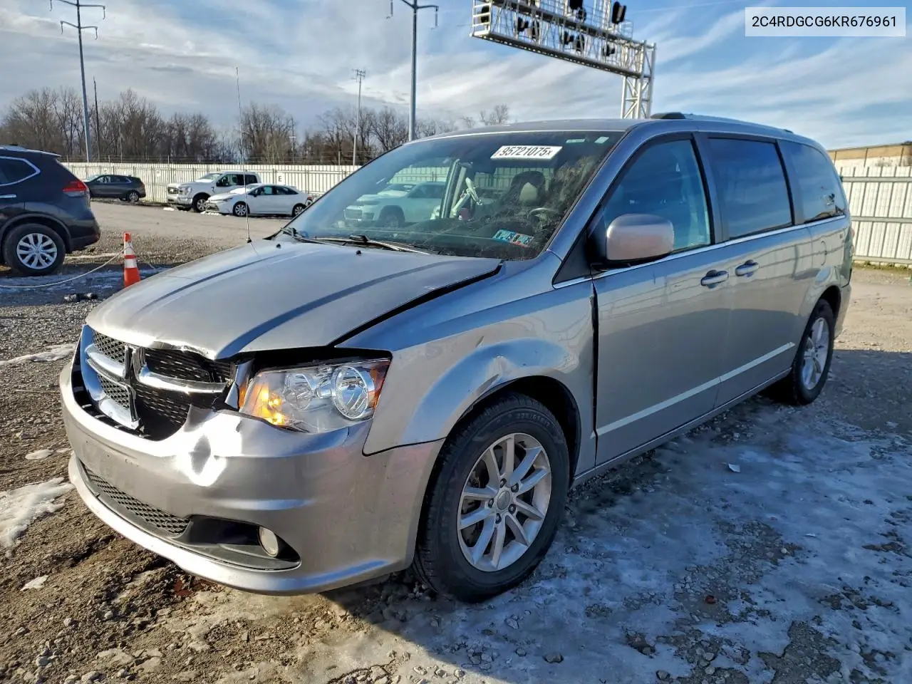 2C4RDGCG6KR676961 2019 Dodge Grand Caravan Sxt