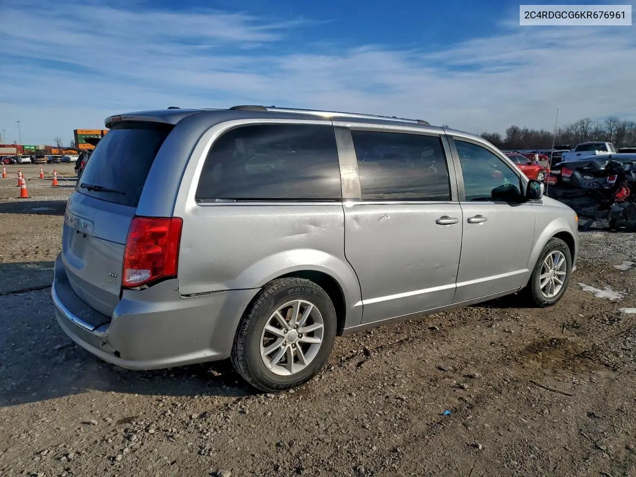 2C4RDGCG6KR676961 2019 Dodge Grand Caravan Sxt