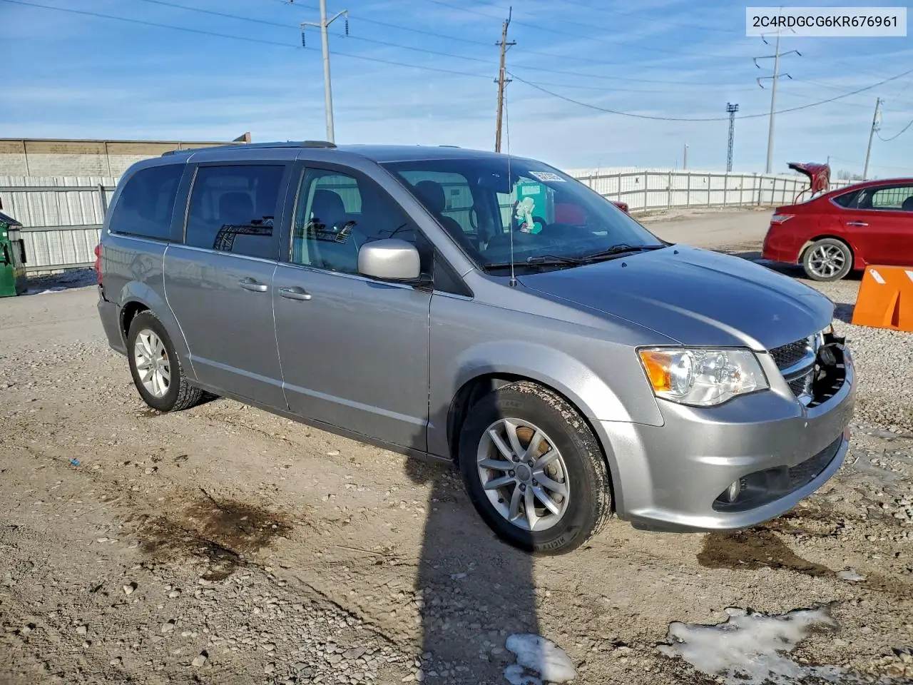 2C4RDGCG6KR676961 2019 Dodge Grand Caravan Sxt