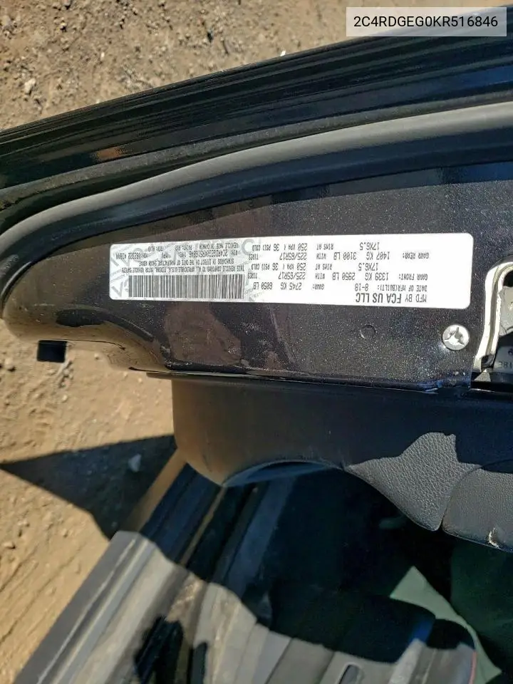 2C4RDGEG0KR516846 2019 Dodge Grand Caravan Gt