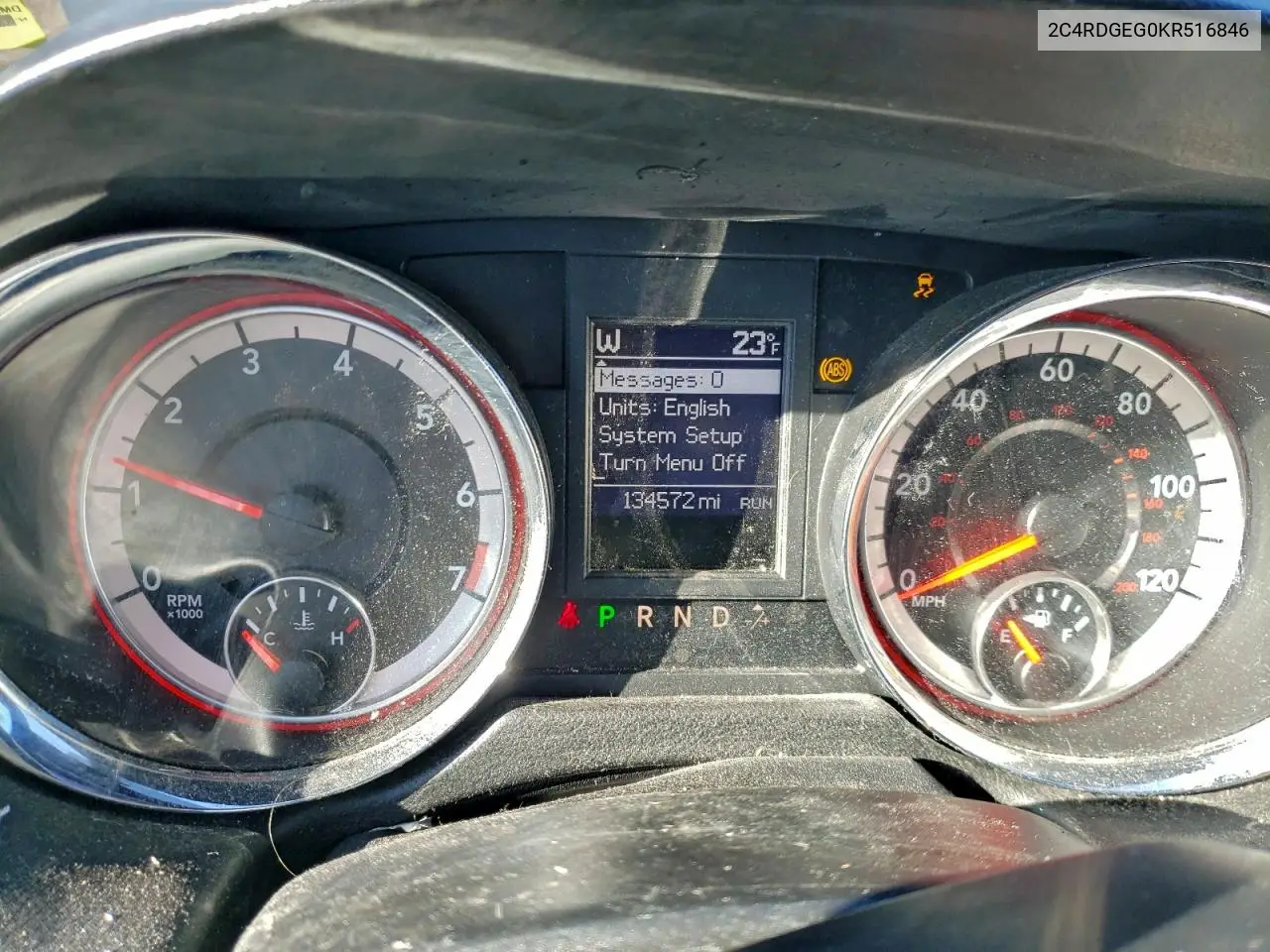 2C4RDGEG0KR516846 2019 Dodge Grand Caravan Gt