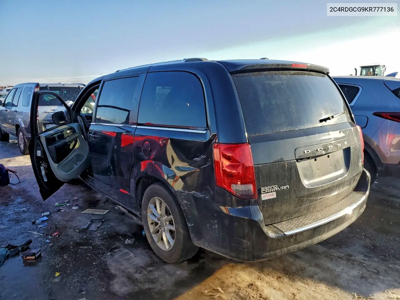 2C4RDGCG9KR777136 2019 Dodge Grand Caravan Sxt