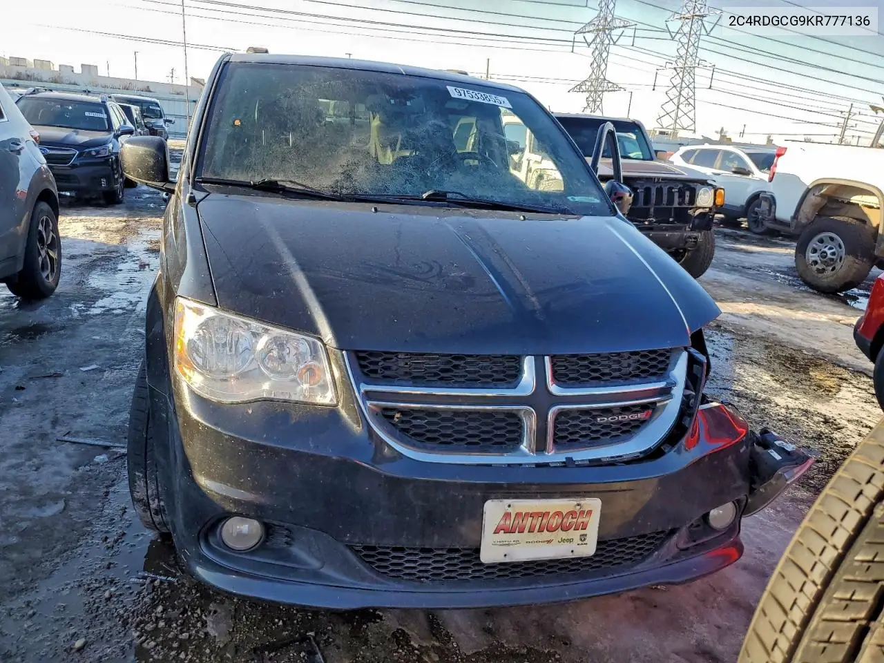 2C4RDGCG9KR777136 2019 Dodge Grand Caravan Sxt