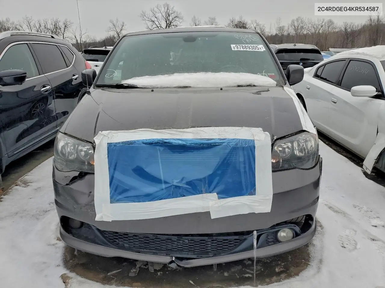 2C4RDGEG4KR534587 2019 Dodge Grand Caravan Gt