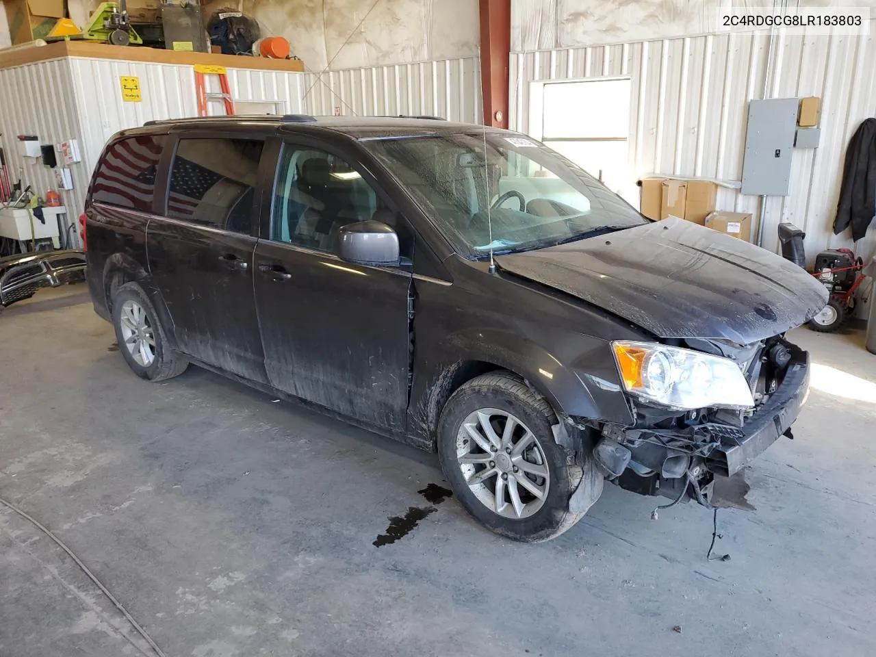 2020 Dodge Grand Caravan Sxt VIN: 2C4RDGCG8LR183803 Lot: 47042184