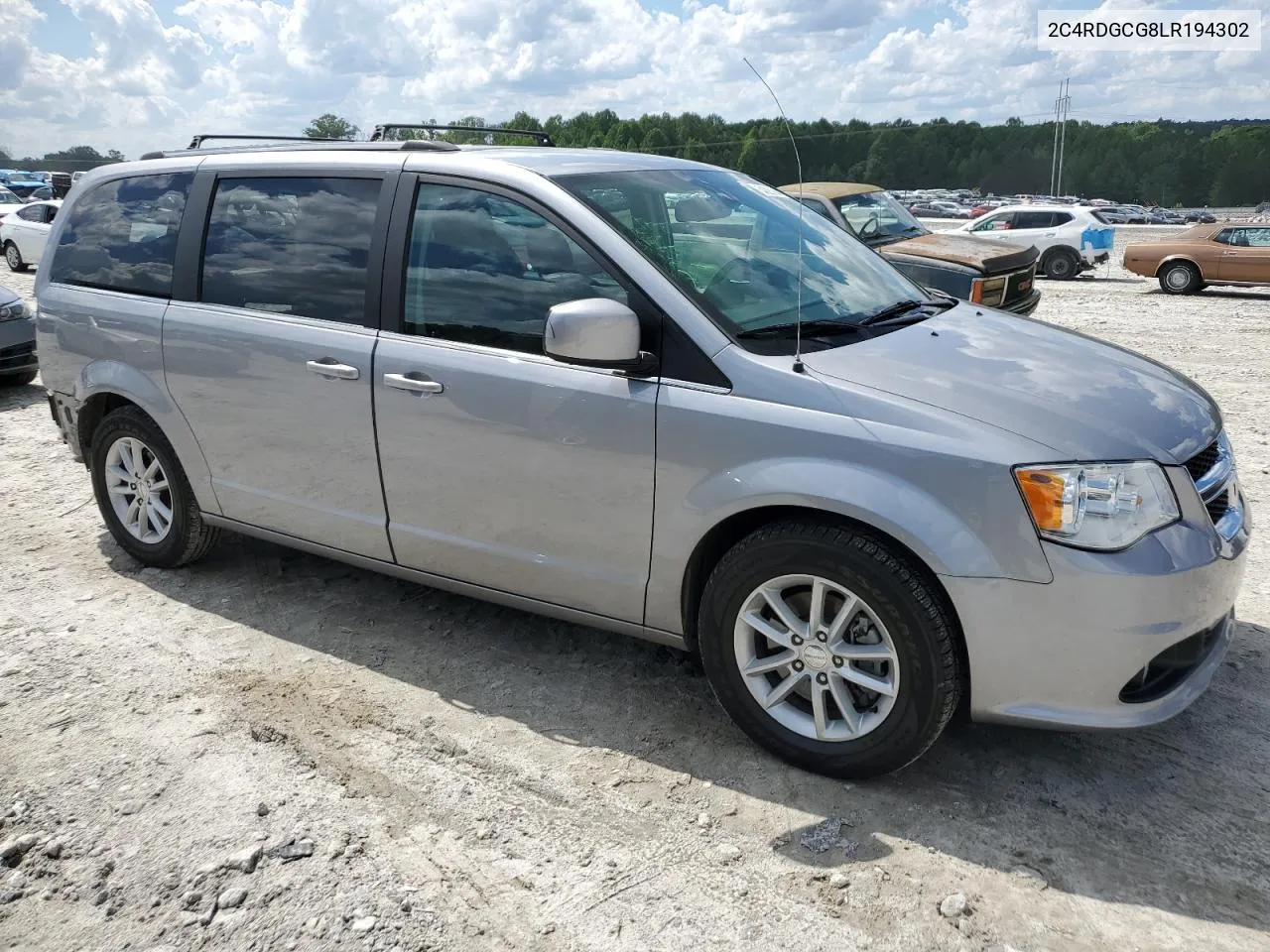 2020 Dodge Grand Caravan Sxt VIN: 2C4RDGCG8LR194302 Lot: 54005164