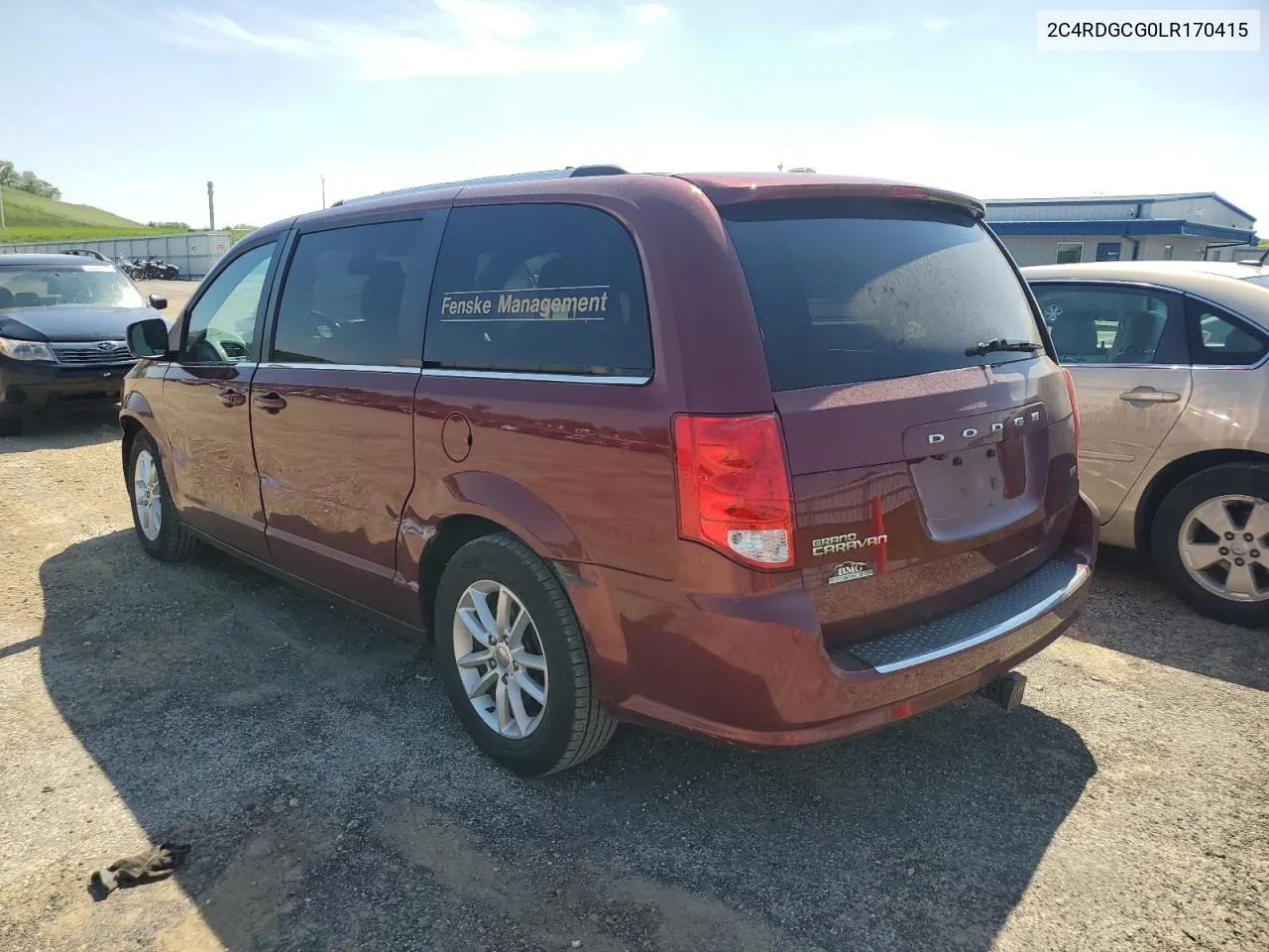 2020 Dodge Grand Caravan Sxt VIN: 2C4RDGCG0LR170415 Lot: 55503144