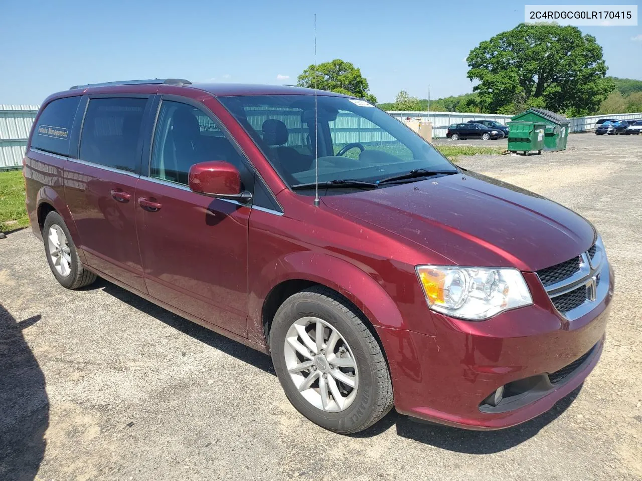 2020 Dodge Grand Caravan Sxt VIN: 2C4RDGCG0LR170415 Lot: 55503144