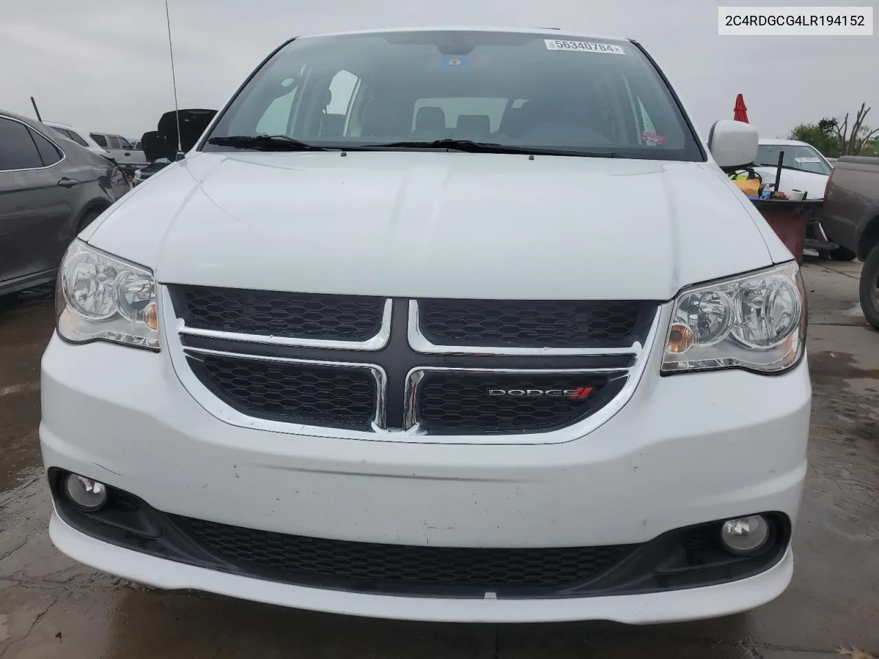 2020 Dodge Grand Caravan Sxt VIN: 2C4RDGCG4LR194152 Lot: 56340784