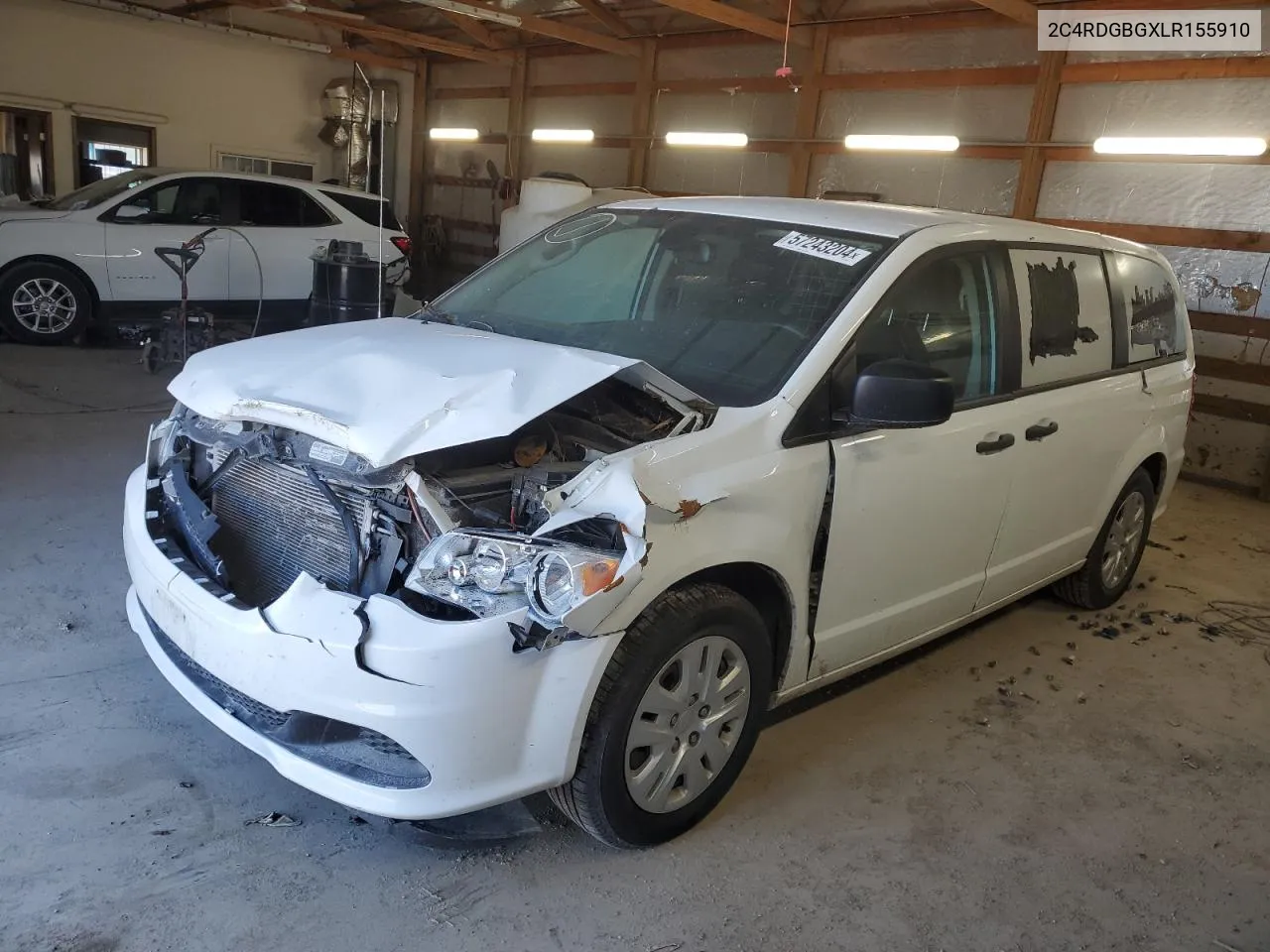 2020 Dodge Grand Caravan Se VIN: 2C4RDGBGXLR155910 Lot: 57243204