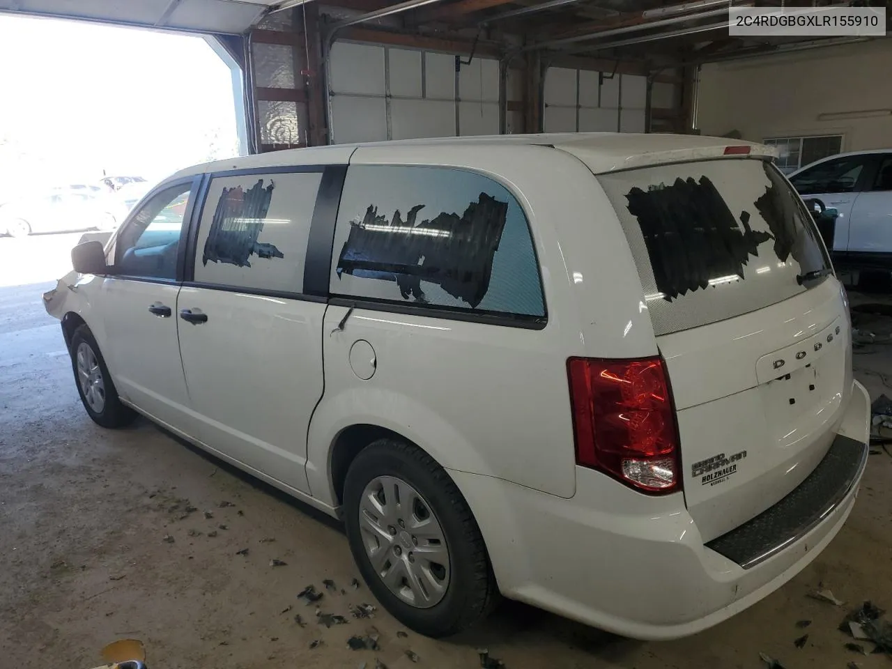 2020 Dodge Grand Caravan Se VIN: 2C4RDGBGXLR155910 Lot: 57243204