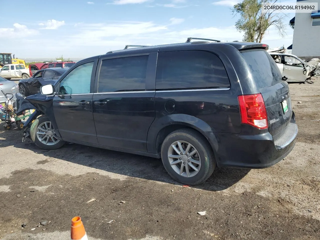 2C4RDGCG6LR194962 2020 Dodge Grand Caravan Sxt