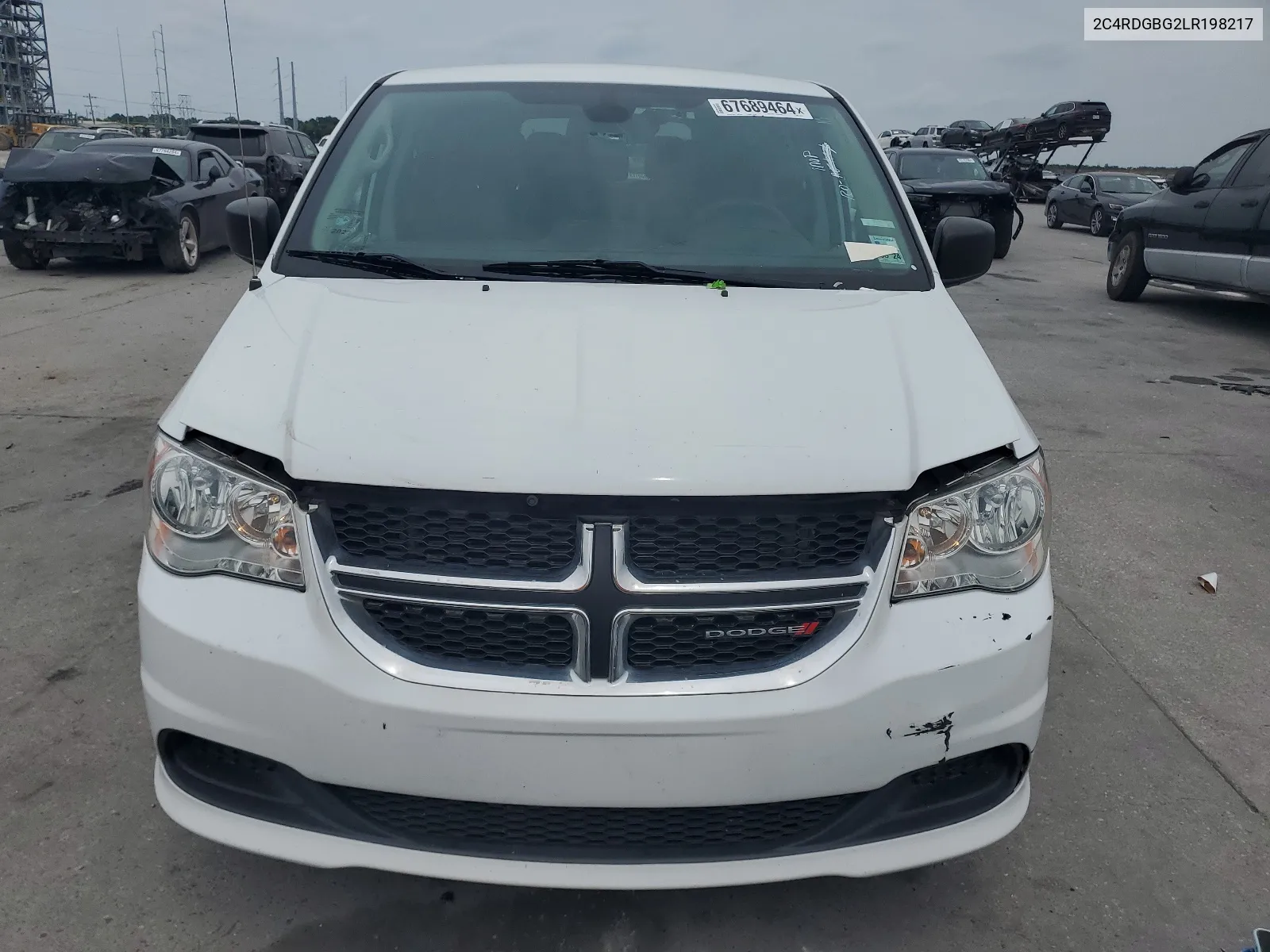 2020 Dodge Grand Caravan Se VIN: 2C4RDGBG2LR198217 Lot: 67689464