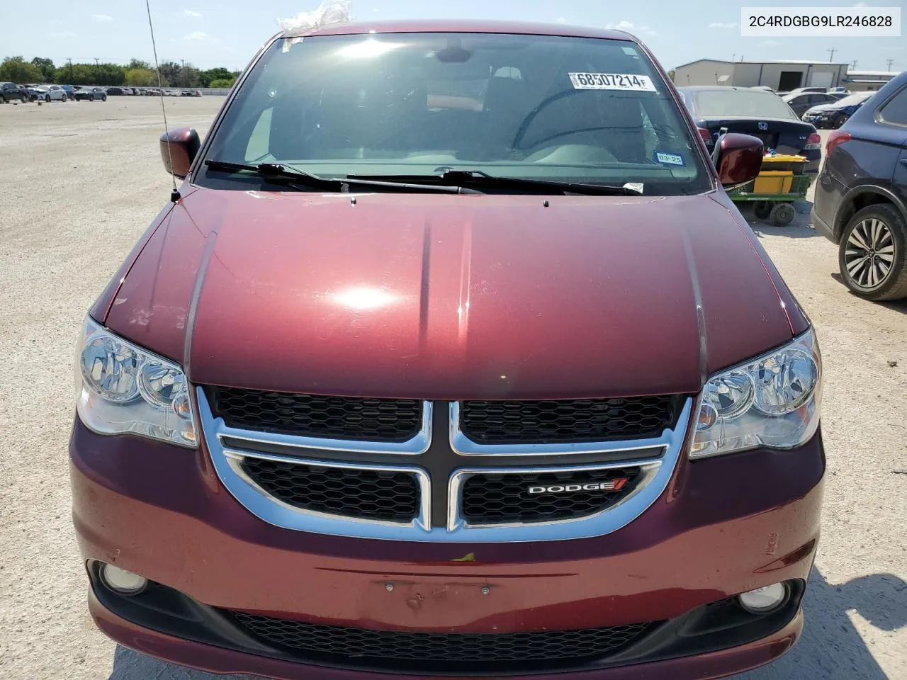 2020 Dodge Grand Caravan Se VIN: 2C4RDGBG9LR246828 Lot: 68507214