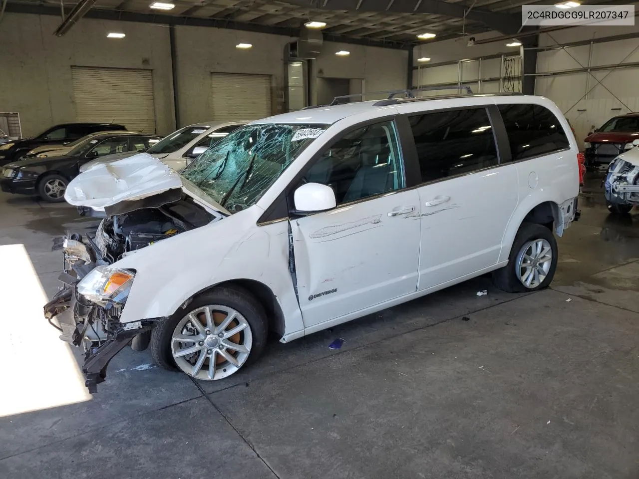 2020 Dodge Grand Caravan Sxt VIN: 2C4RDGCG9LR207347 Lot: 69443504