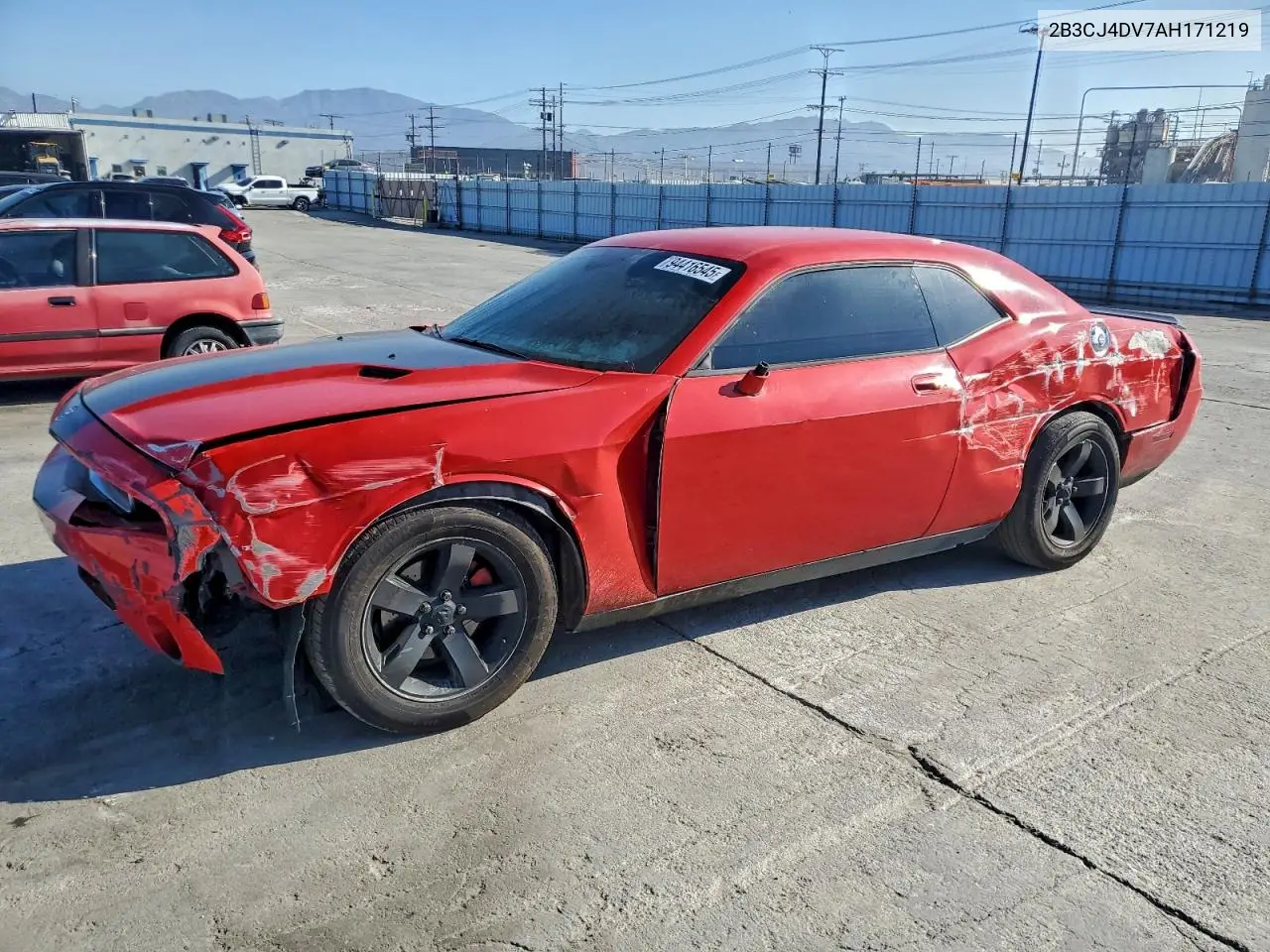 2B3CJ4DV7AH171219 2010 Dodge Challenger Se