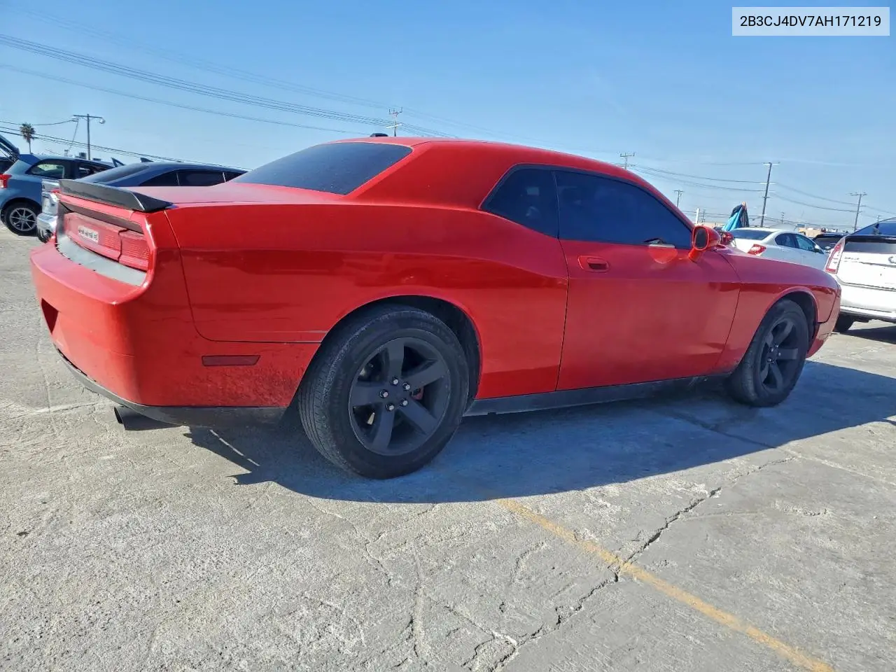 2B3CJ4DV7AH171219 2010 Dodge Challenger Se