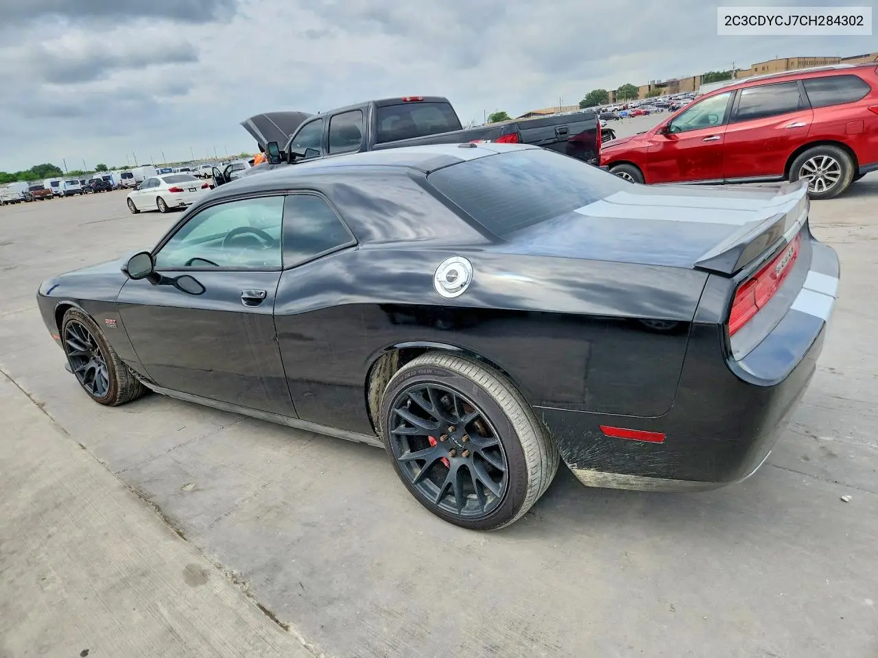 2C3CDYCJ7CH284302 2012 Dodge Challenger Srt-8