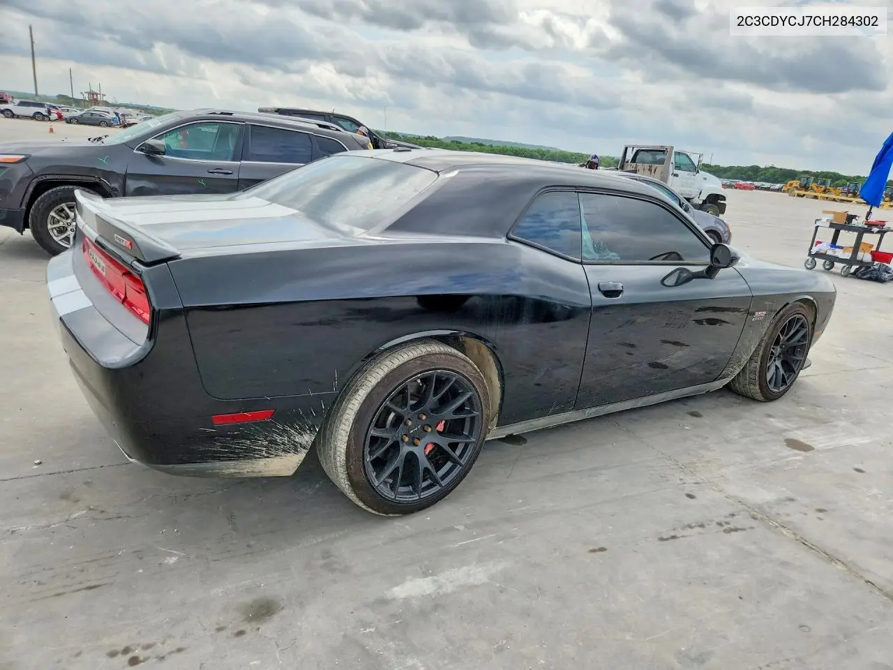 2C3CDYCJ7CH284302 2012 Dodge Challenger Srt-8