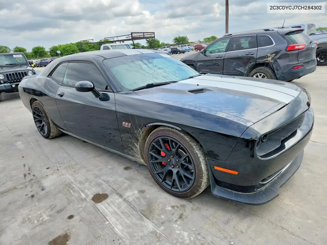 2C3CDYCJ7CH284302 2012 Dodge Challenger Srt-8
