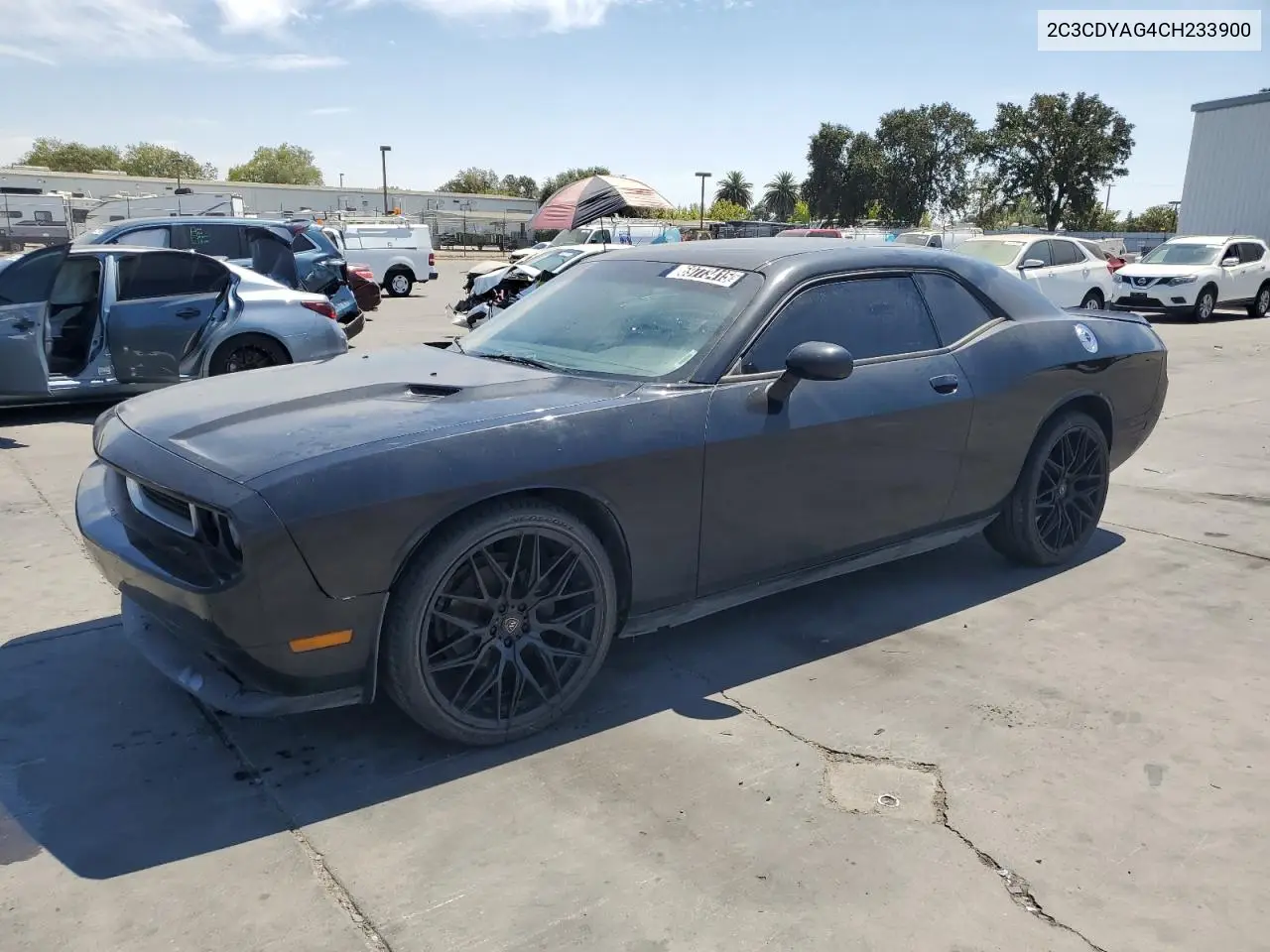 2C3CDYAG4CH233900 2012 Dodge Challenger Sxt