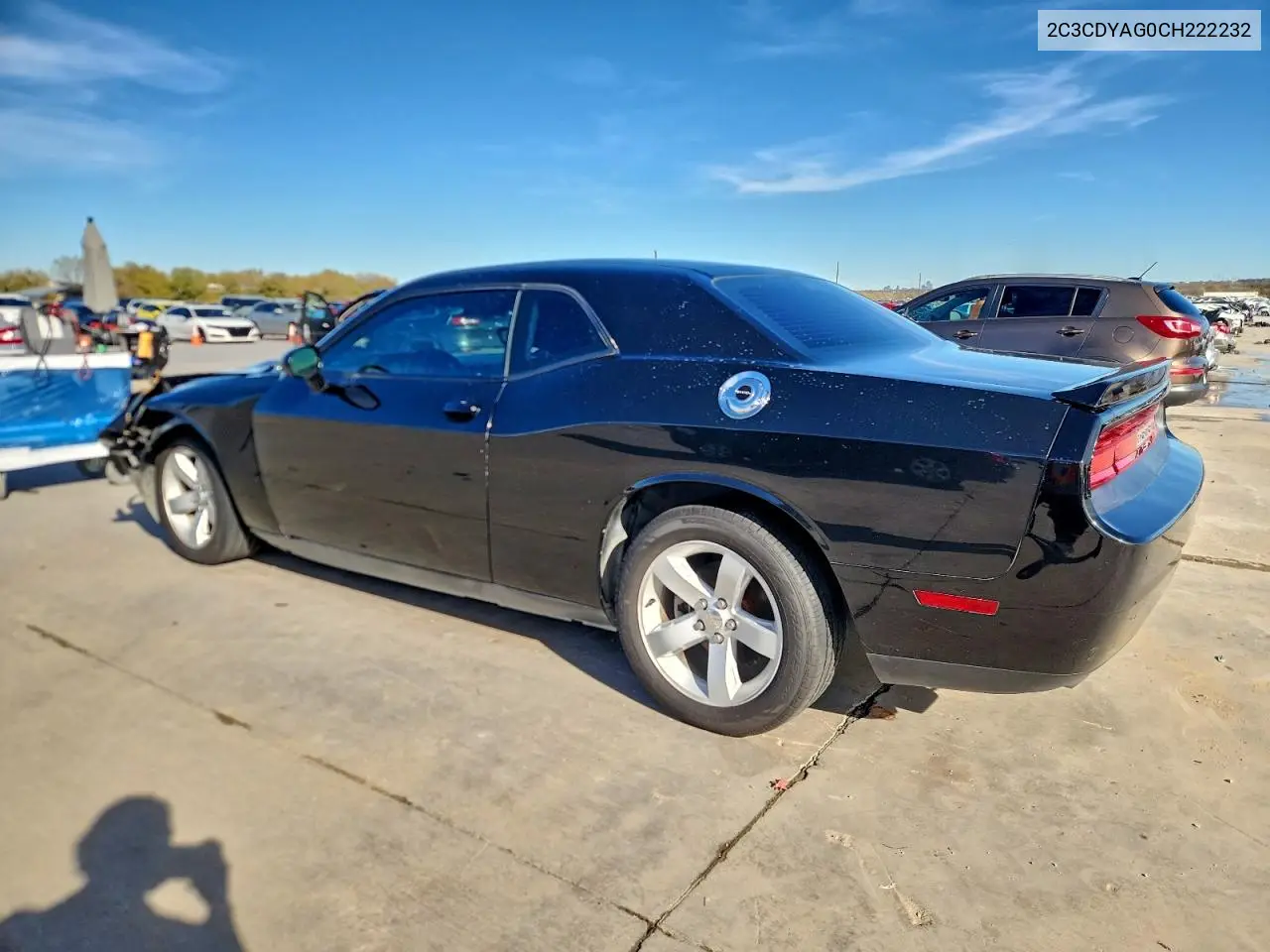 2C3CDYAG0CH222232 2012 Dodge Challenger Sxt