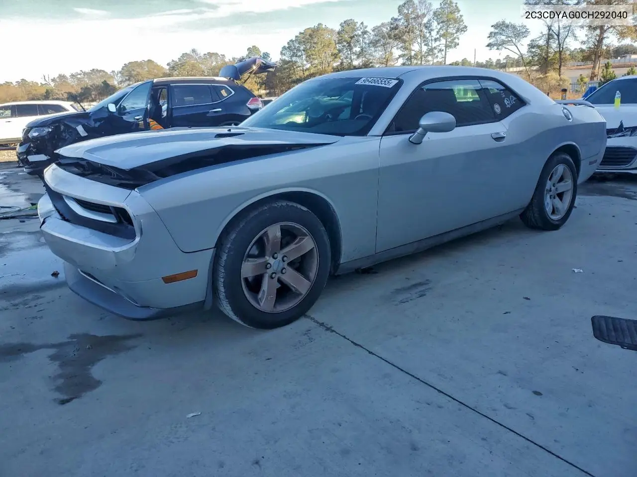 2C3CDYAG0CH292040 2012 Dodge Challenger Sxt