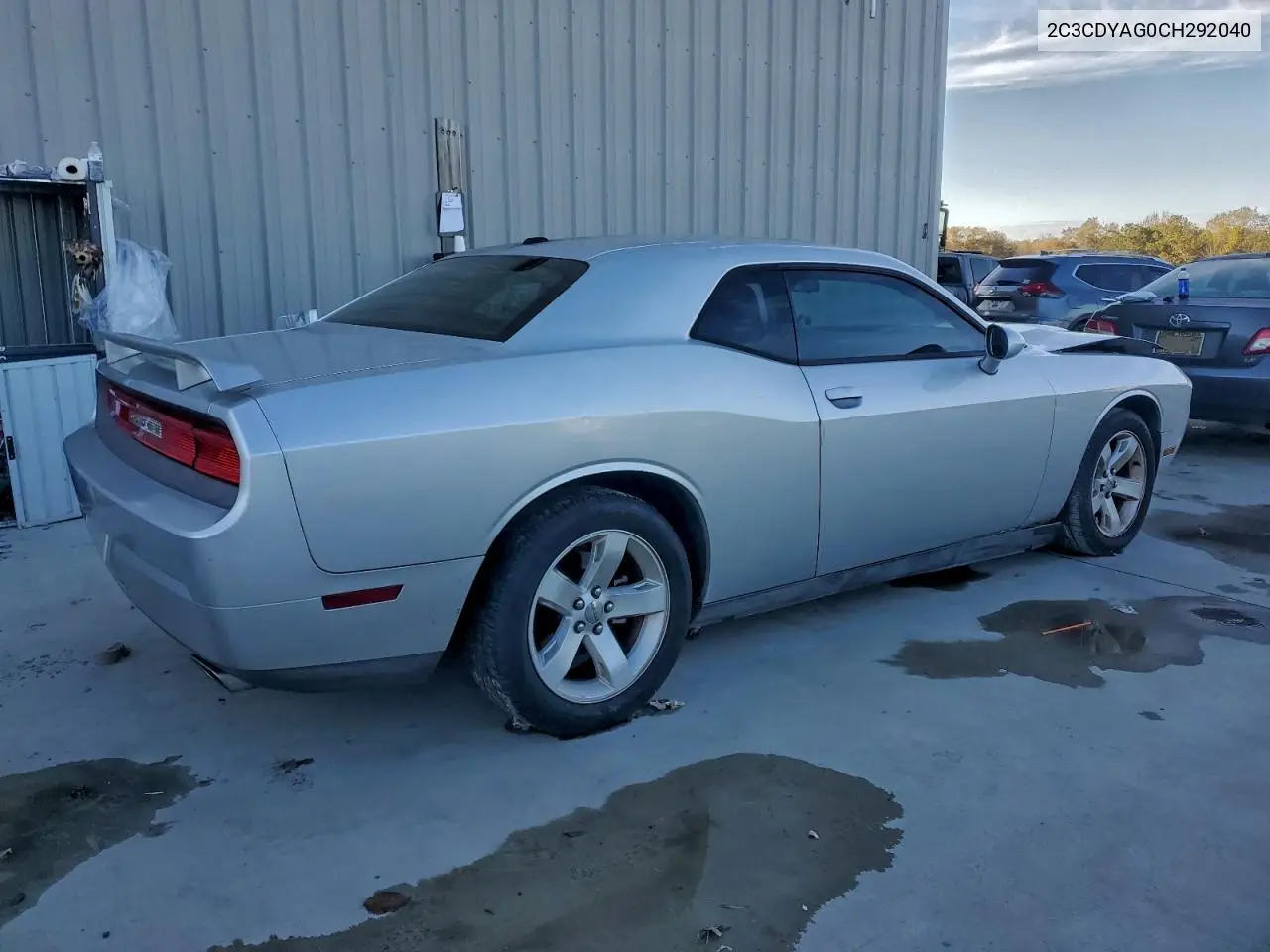 2C3CDYAG0CH292040 2012 Dodge Challenger Sxt