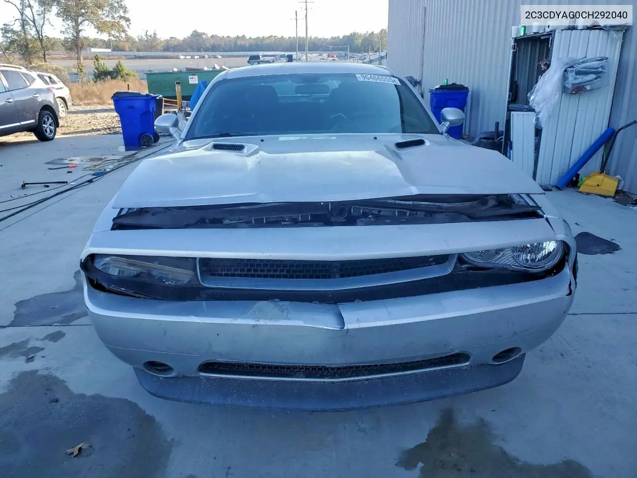 2C3CDYAG0CH292040 2012 Dodge Challenger Sxt