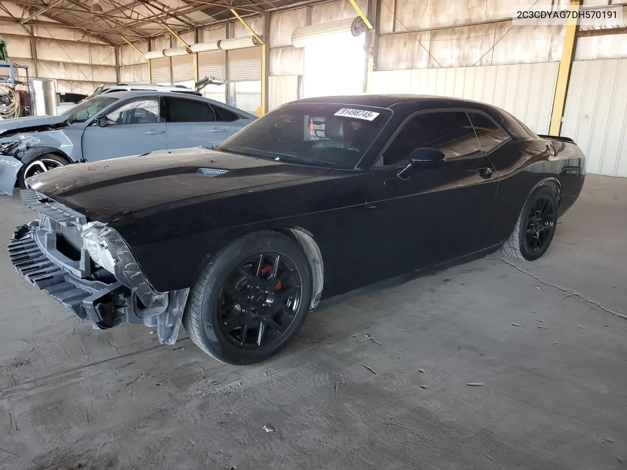 2C3CDYAG7DH570191 2013 Dodge Challenger Sxt