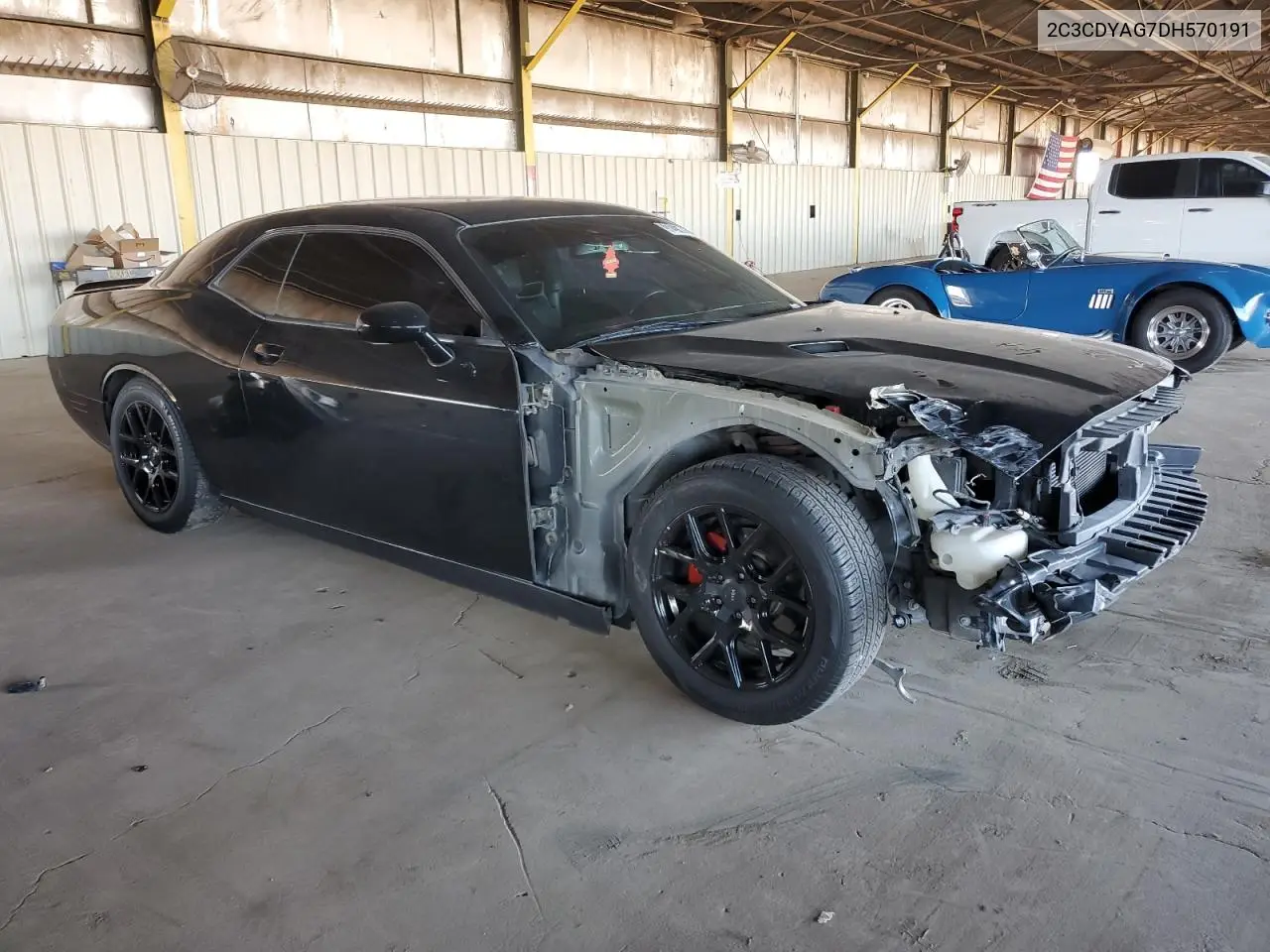 2C3CDYAG7DH570191 2013 Dodge Challenger Sxt