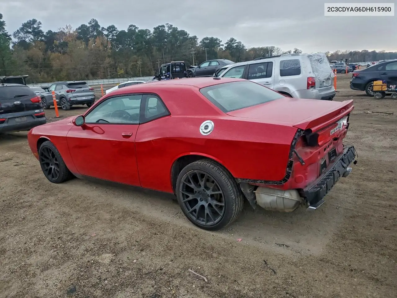2C3CDYAG6DH615900 2013 Dodge Challenger Sxt