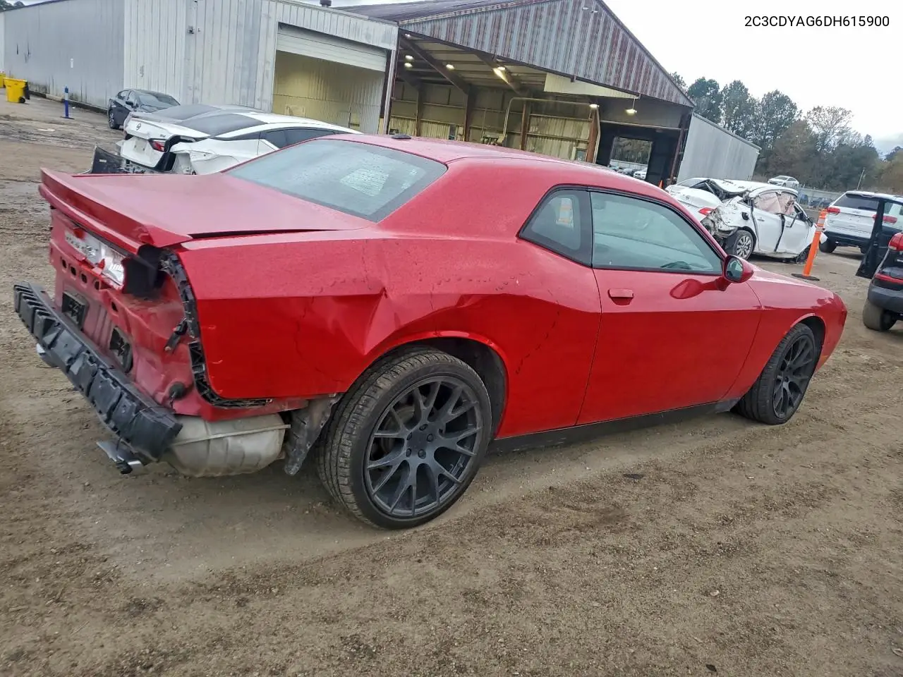2C3CDYAG6DH615900 2013 Dodge Challenger Sxt