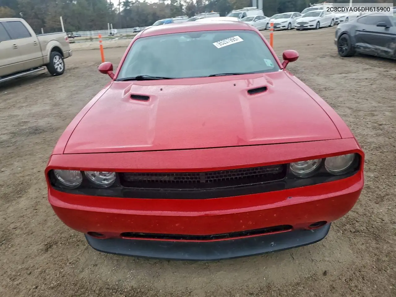 2C3CDYAG6DH615900 2013 Dodge Challenger Sxt