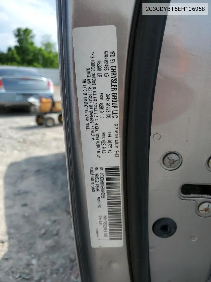 2C3CDYBT5EH106958 2014 Dodge Challenger R/T