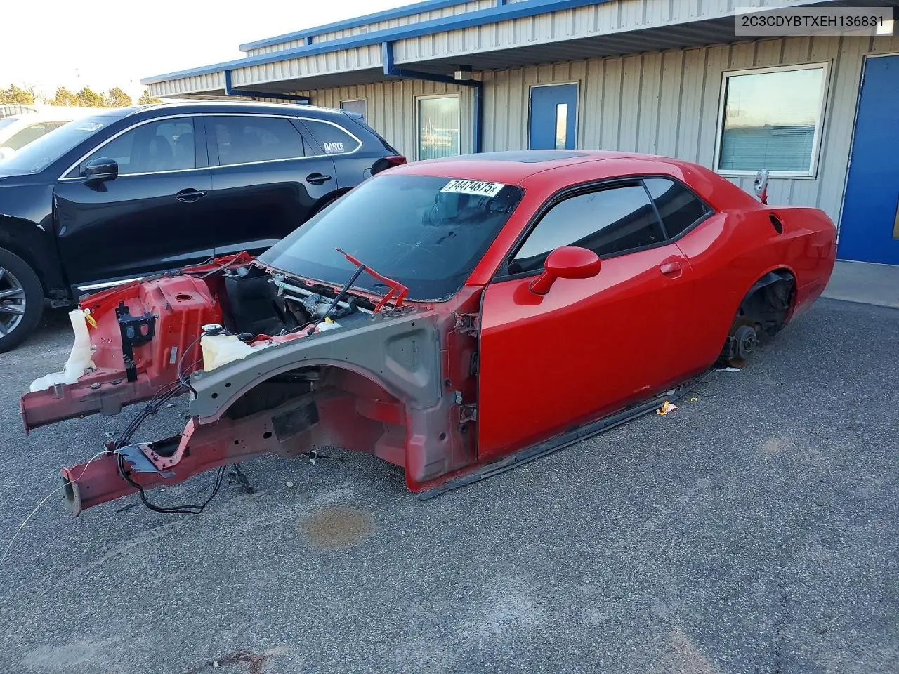 2C3CDYBTXEH136831 2014 Dodge Challenger R/T