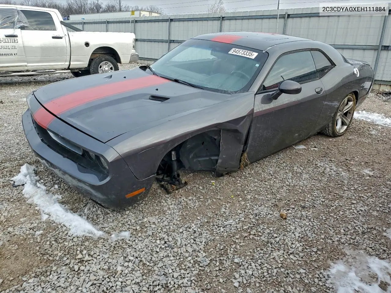 2C3CDYAGXEH111884 2014 Dodge Challenger Sxt