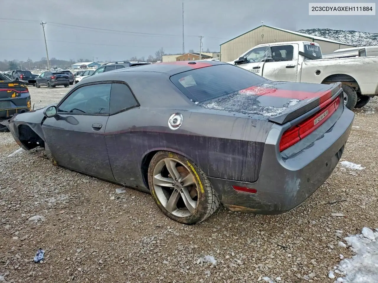 2C3CDYAGXEH111884 2014 Dodge Challenger Sxt
