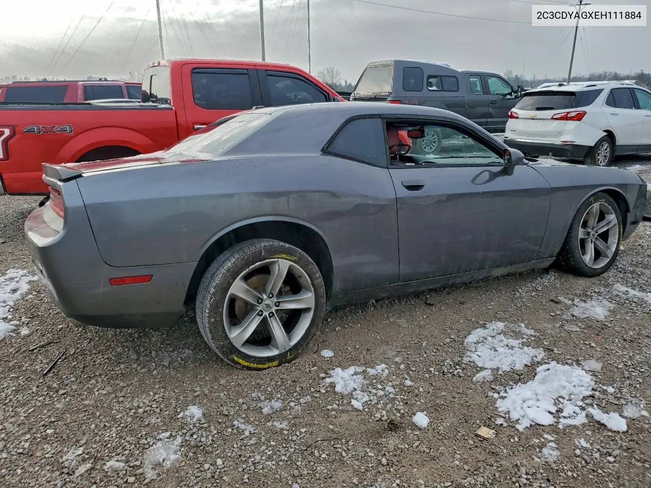2C3CDYAGXEH111884 2014 Dodge Challenger Sxt