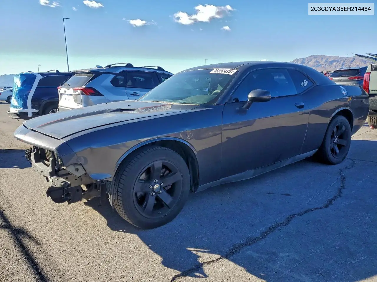 2C3CDYAG5EH214484 2014 Dodge Challenger Sxt