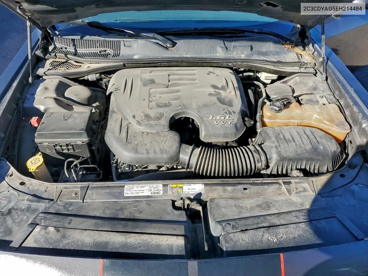 2C3CDYAG5EH214484 2014 Dodge Challenger Sxt