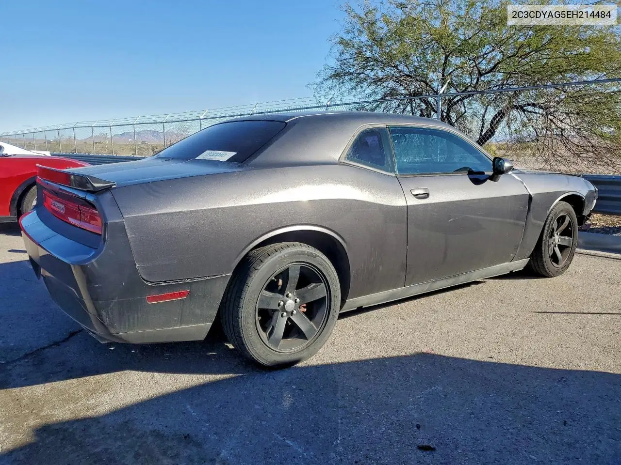 2C3CDYAG5EH214484 2014 Dodge Challenger Sxt