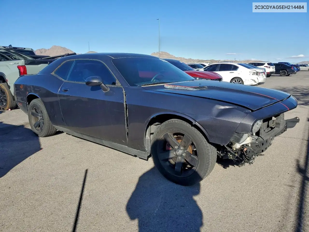 2C3CDYAG5EH214484 2014 Dodge Challenger Sxt