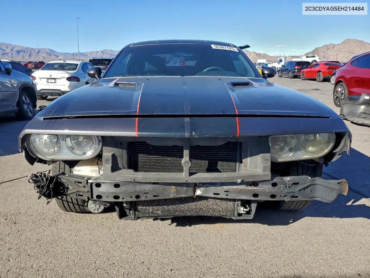 2C3CDYAG5EH214484 2014 Dodge Challenger Sxt