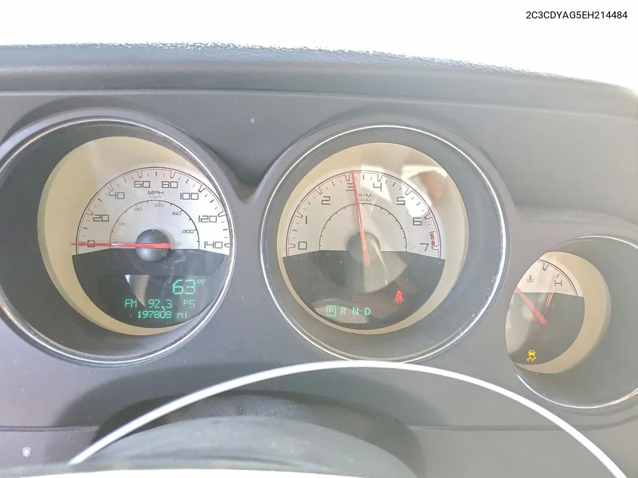 2C3CDYAG5EH214484 2014 Dodge Challenger Sxt