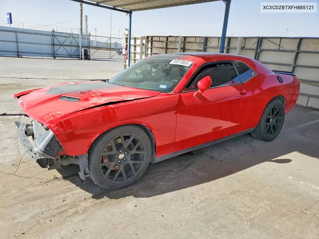 2C3CDZBTXFH885121 2015 Dodge Challenger Srt 392