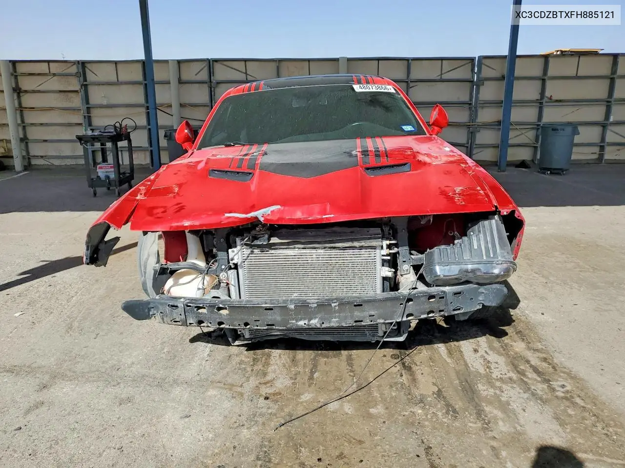 2C3CDZBTXFH885121 2015 Dodge Challenger Srt 392